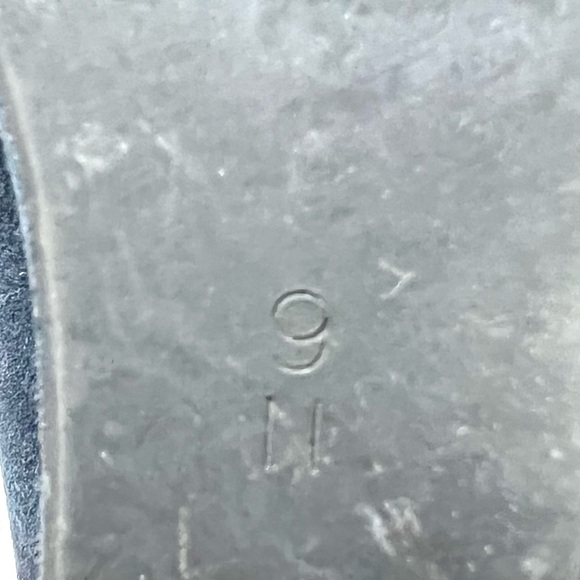 VANELI Women's Pewter Navy peep toe wedge Shimmer size 9N - Picture 10 of 10